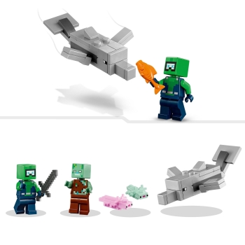 Klocki LEGO Minecraft Dom aksolotla 21247