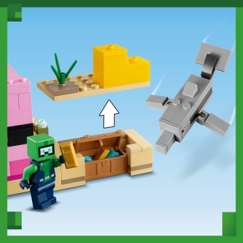 Klocki LEGO Minecraft Dom aksolotla 21247