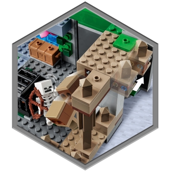 Klocki LEGO Minecraft Loch szkieletów 21189