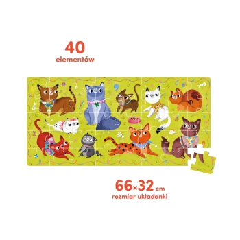 CzuCzu Puzzle 40el Miau Kotki 2184