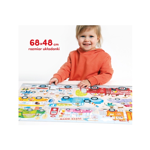 CzuCzu Moto Puzzle Auta 40el 2283