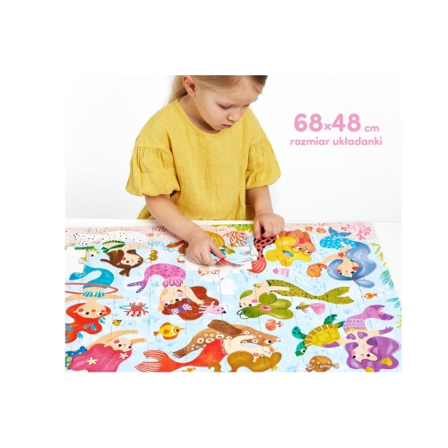 CzuCzu Magiczne Puzzle Syrenki 60el 2399