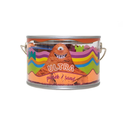 Ultra Piasek puszka 200g + 5 foremek Zwierzaki pomarańczowy EP 092424
