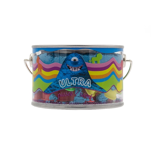 Ultra Piasek puszka 200g + 5 foremek Zwierzaki niebieski EP 092455