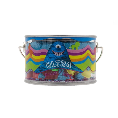 Ultra Piasek puszka 200g + 5 foremek Zamek niebieski EP 092516