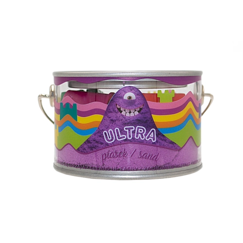 Ultra Piasek puszka 200g + 5 foremek Zamek fioletowy EP 092523