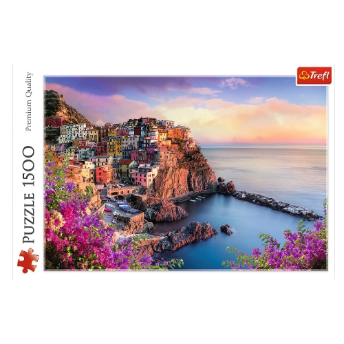 Puzzle 1500el Widok na miasteczko Manarola 26137