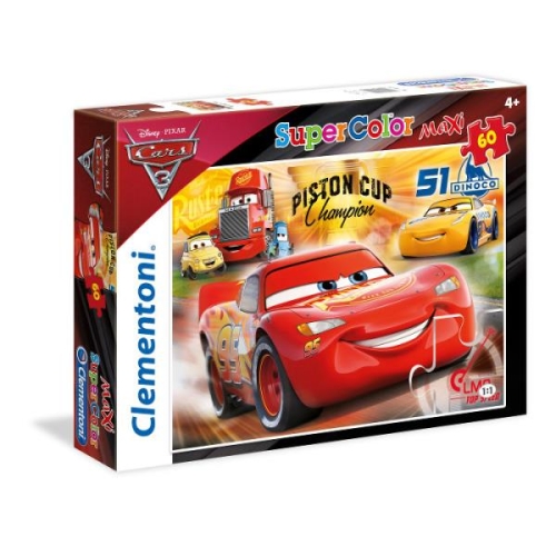 Puzzle Maxi 60el. Cars 3 CLEMENTONI 26424