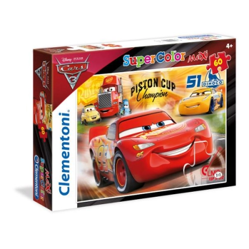 Puzzle Maxi 60el. Cars 3 CLEMENTONI 26424