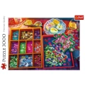 Puzzle 3000el. Wieczór z puzzlami TREFL 33079