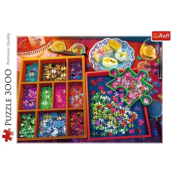 Puzzle 3000el. Wieczór z puzzlami TREFL 33079