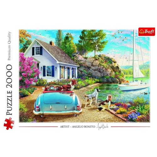 Puzzle 2000el. Wakacyjna przystań TREFL 27124