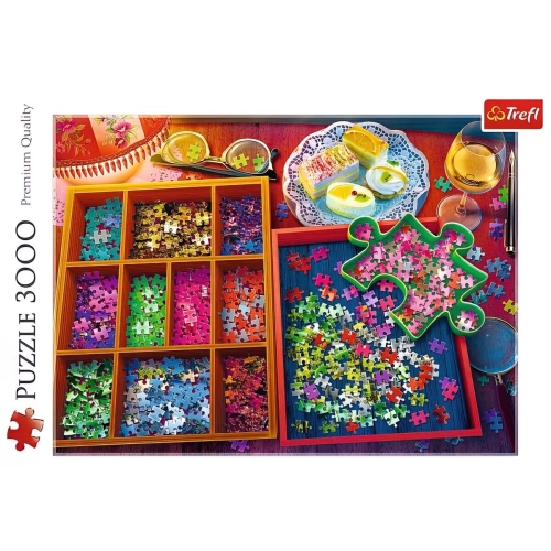Puzzle 3000el. Wieczór z puzzlami TREFL 33079
