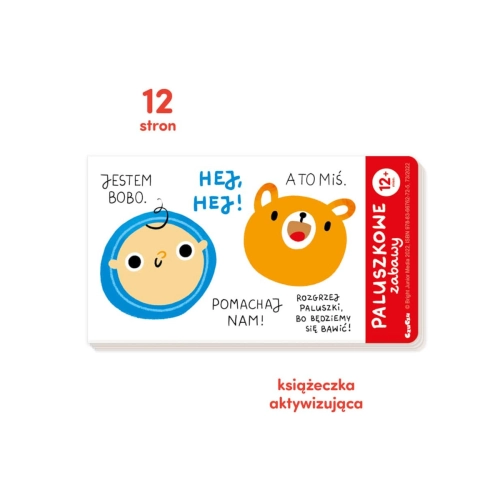 CzuCzu Paluszkowe zabawy książeczka aktywizująca 2725