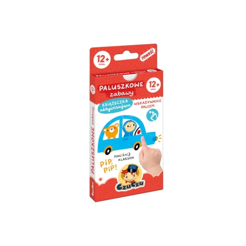 CzuCzu Paluszkowe zabawy książeczka aktywizująca 2725