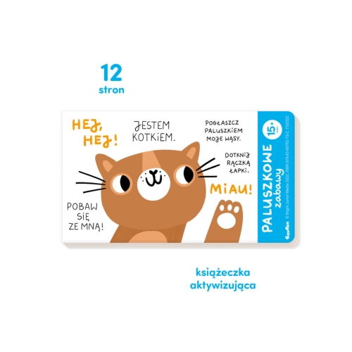 CzuCzu Paluszkowe zabawy książeczka aktywizująca 2732