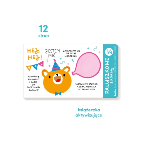 CzuCzu Paluszkowe zabawy książeczka aktywizująca 2756