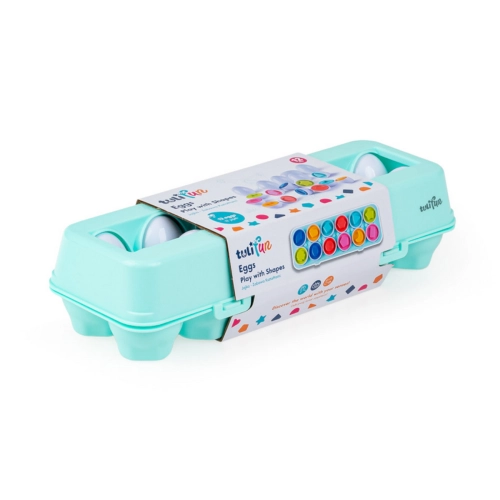 Zabawka sensoryczna Jajka Zabawa kształtami sorter TuliFun 30112