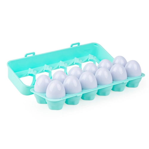 Zabawka sensoryczna Jajka Zabawa kształtami sorter TuliFun 30112