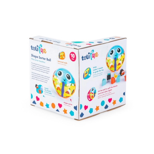 Zabawka sensoryczna piłka sorter kształtów TuliFun TF30117