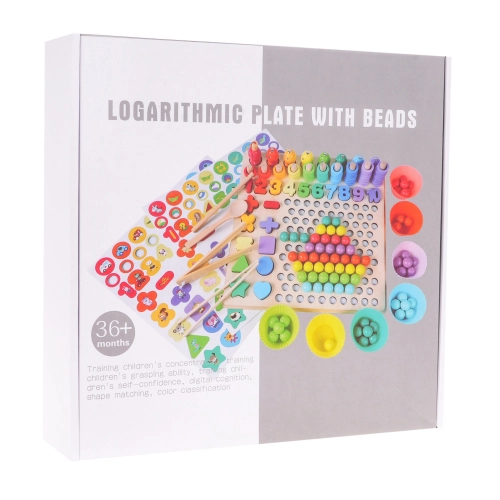 Edukacyjny Zestaw Gier z Drewna dla dzieci