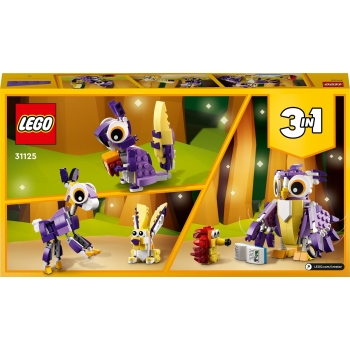 Lego Creator 3w1 Fantastyczne leśne stworzenia 31125