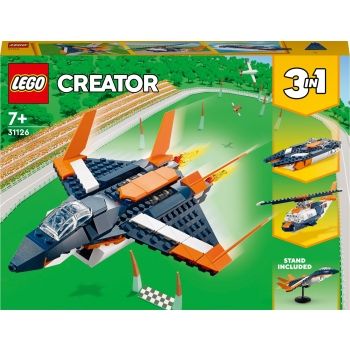 Lego Creator 3w1 Odrzutowiec naddźwiękowy 31126