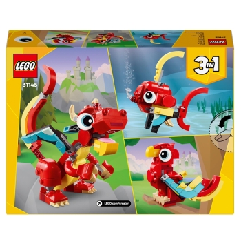 Lego Creator 3w1 Czerwony smok  31145