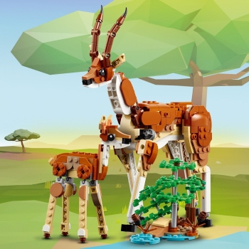 Lego Creator 3w1 Dzikie zwierzęta z safari 31150