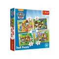 Trefl Puzzle 4w1 Psi Patrol