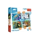 Trefl Puzzle 4w1 Tajemniczy świat zwierząt 34382