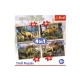 Trefl Puzzle 4w1 Ciekawe dinozaury 34383