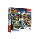 Trefl Puzzle 4w1 Groźne dinozaury 34607