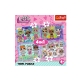 Trefl Puzzle 4w1 Poznaj laleczki LOL 34613