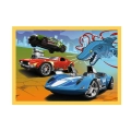 Trefl Puzzle 4w1 Pojazdy Hot Wheels 34627