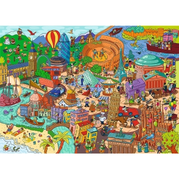 Puzzle 500el Spy Guy Europa Trefl 37481