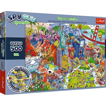 Puzzle 500el Spy Guy USA Trefl 37480