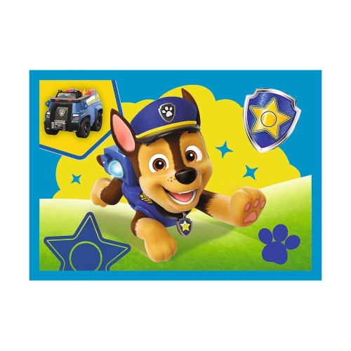 Puzzle 4w1 Biegnące Pieski Psi Patrol 34628