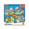 Puzzle 4w1 Biegnące Pieski Psi Patrol 34628