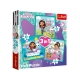 Puzzle 3w1 Koci Domek Gabi Aktywności Gabi Trefl 34871