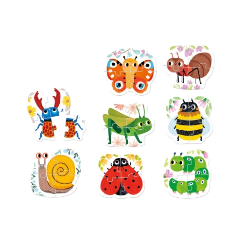 CzuCzu Puzzle Robaczki czworaczki 2+ 1828