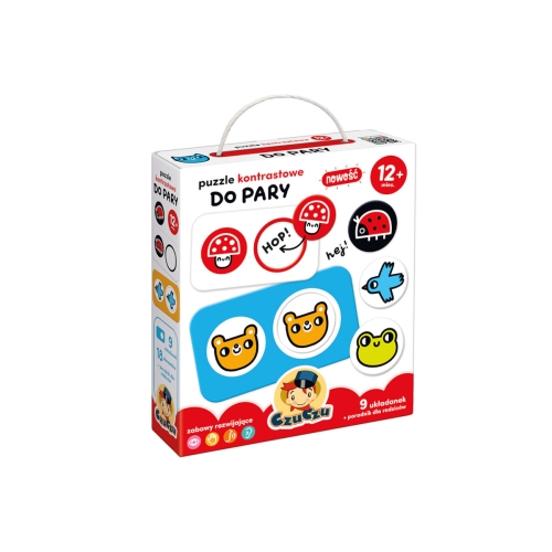 CzuCzu Puzzle kontrastowe do pary 12msc+ 1996