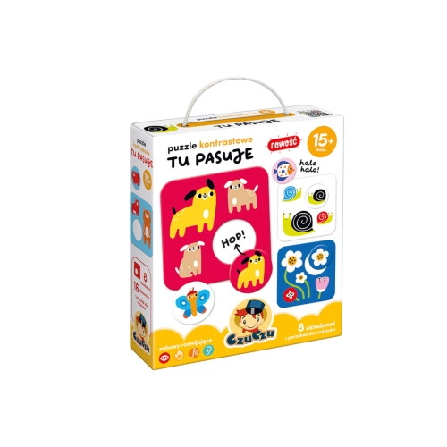 CzuCzu Puzzle kontrastowe tu pasuje 15msc+ 2009