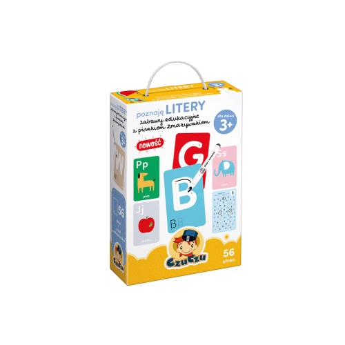 CzuCzu Poznaję literki z pisakiem zmazywakiem 3548