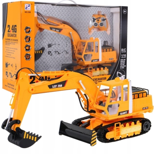 Ogromna Zdalnie Sterowana Koparka