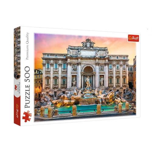 Trefl Puzzle 500el Fontanna di Trevi, Rzym 37292