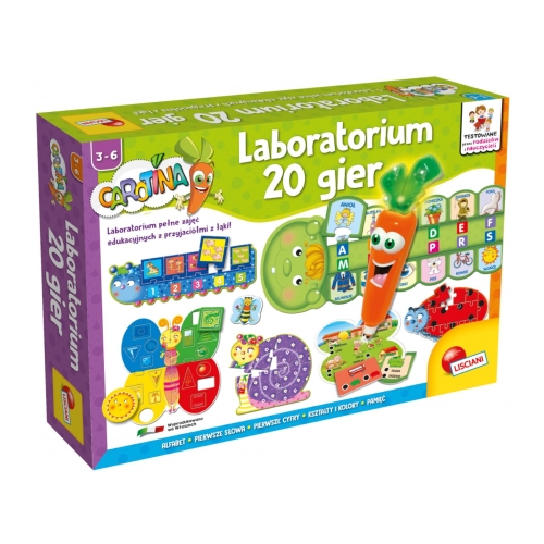 Carotina Laboratorium 20 gier LISCIANI 38527