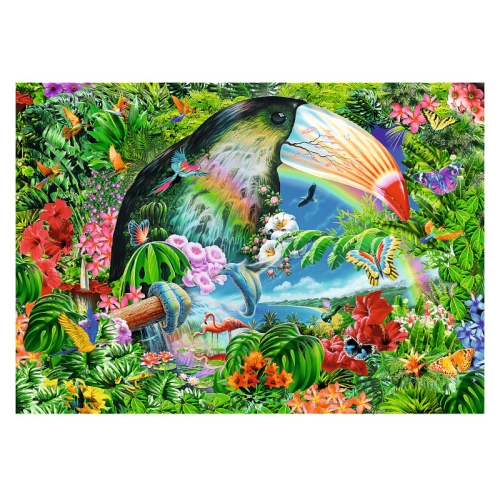 Puzzle 1040el Tropikalne Zwierzęta 40014