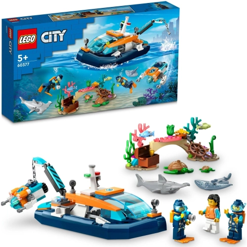 Lego City Łódź badawcza 60377