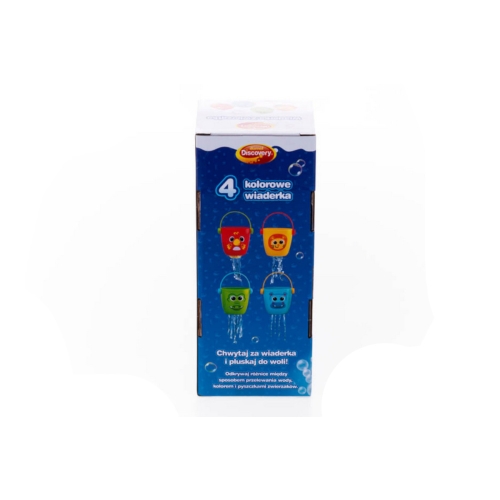 Zabawka do kąpieli Wiaderka Zwierzątka Dumel DD43310